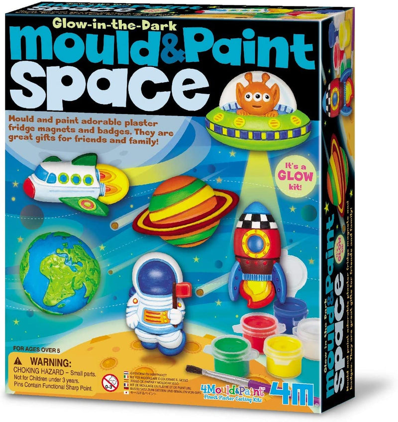 Glow-in-The-Dark Mould & Paint Space Figures