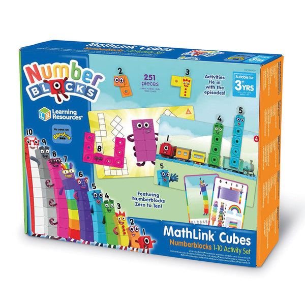 MathLinks® Cubes Numberblocks 1-10 Activity Set