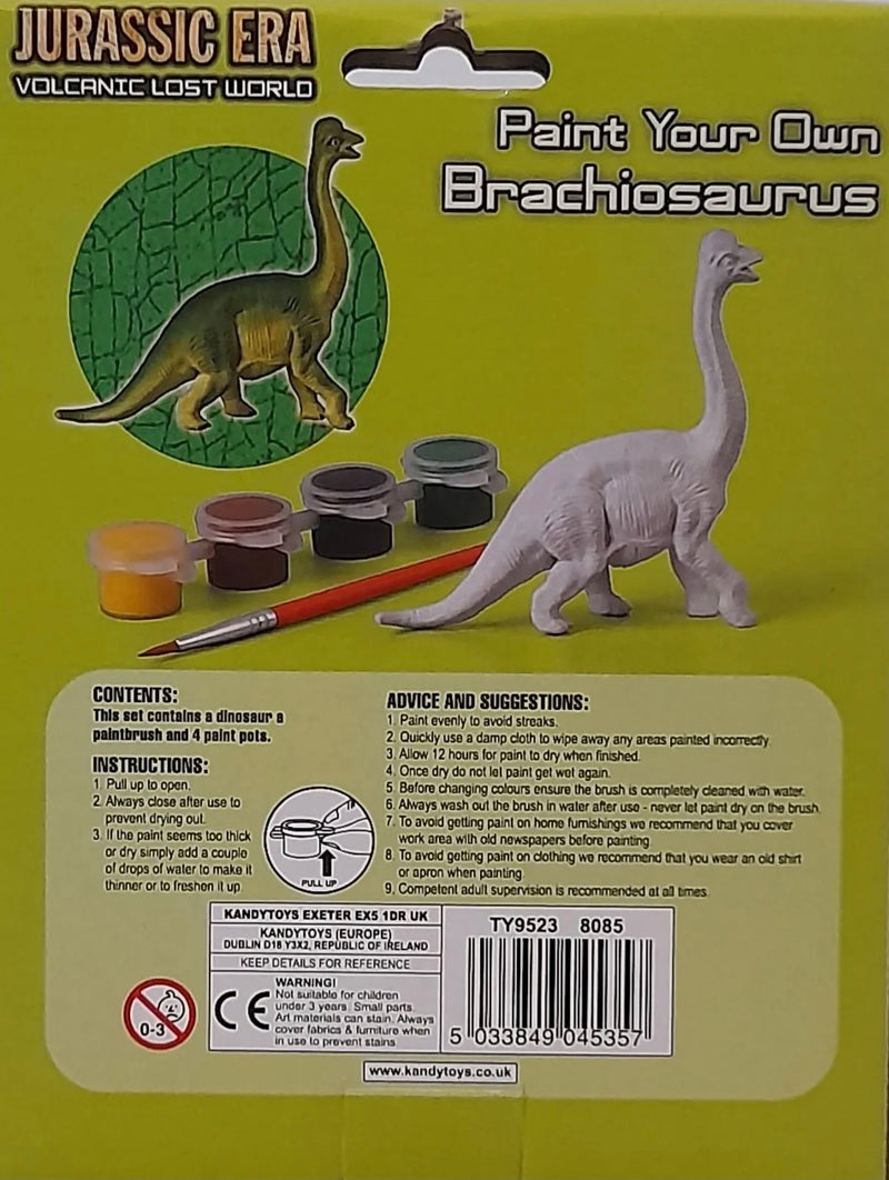 Paint Your Own Brachiosaurus Kit